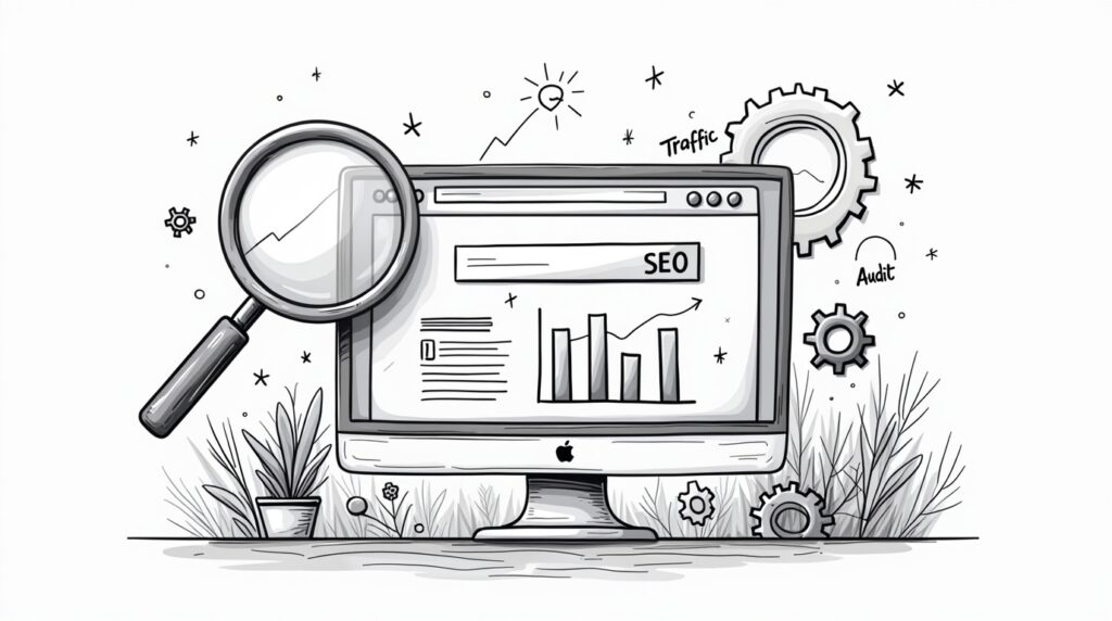 SEO expert in Malappuram analyzing website performance and optimizing search rankings